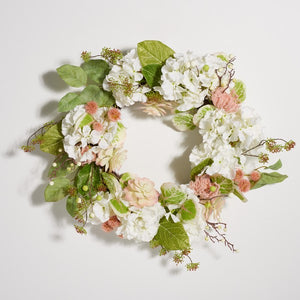 Safavieh Faux 28 Hydrangea & Magnolia Wreath , FXP1031