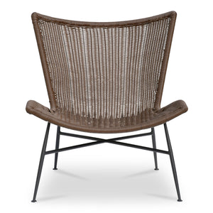 Moe's Home Collection - Paige Outdoor Accent Chair Brown - GE-1003-03