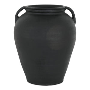 Moe's Home Collection - Jovi Vase Black Terracotta - GK-1133-02
