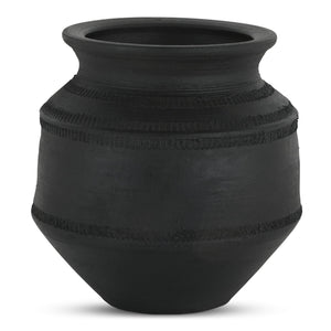 Moe's Home Collection - Astra Vessel Black Terracotta - GK-1136-02
