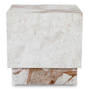 Moe's Home Collection - Layla Side Table Breccia Marble - GK-1139-34