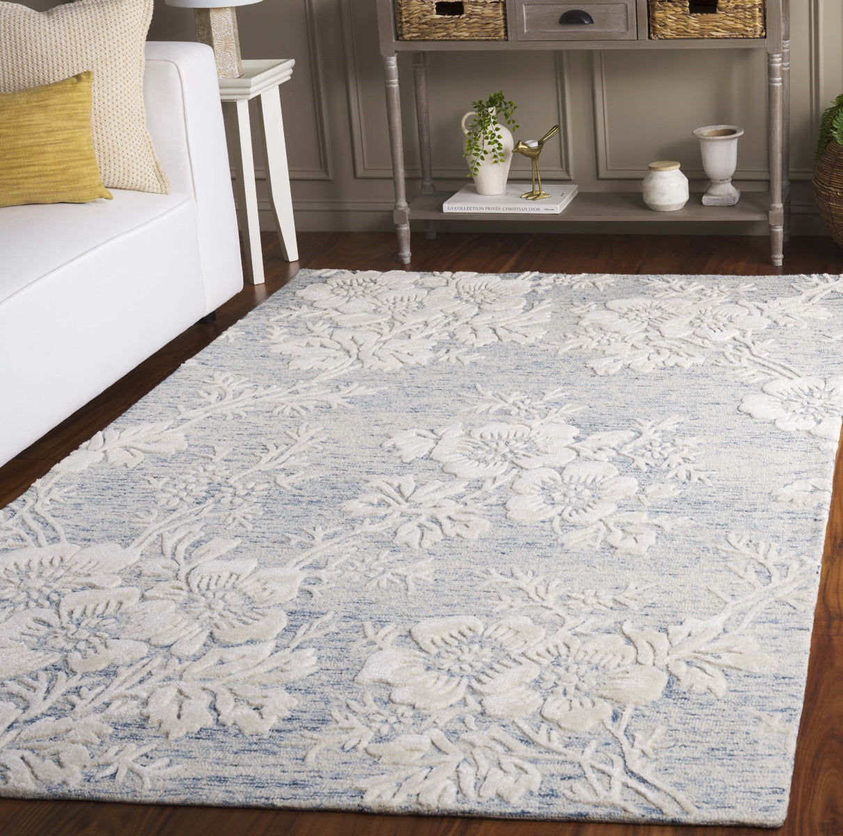 BLUE / IVORY