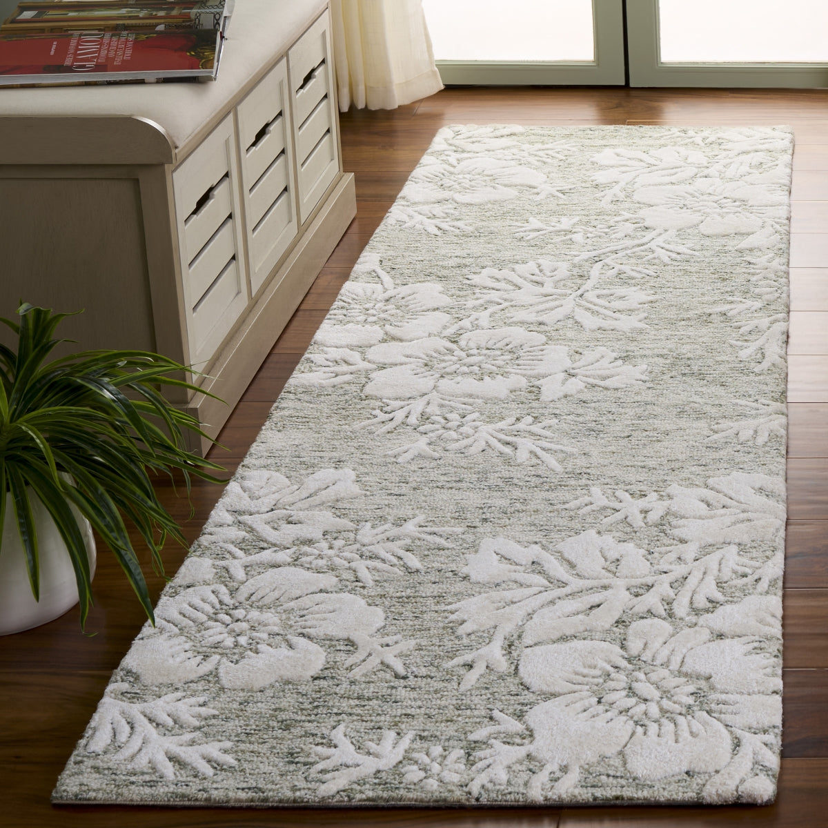 GREEN / IVORY