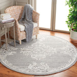 Safavieh Glamour 604 Rug, GLM604 - Grey / Ivory