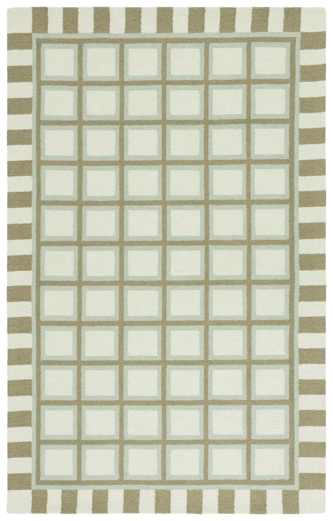 GREEN / IVORY