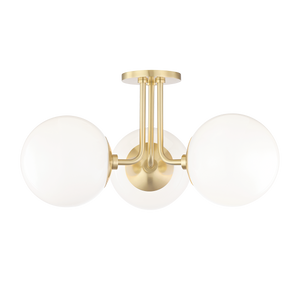 Mitzi Lighting Stella Semi Flush - H105603-Agb