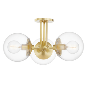 Mitzi Lighting Meadow Semi Flush - H503603-Agb