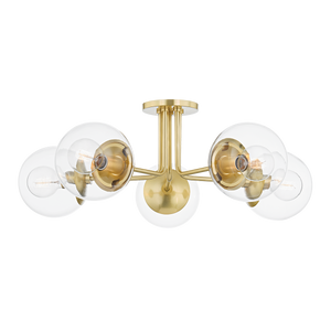 Mitzi Lighting Meadow Semi Flush - H503605-Agb