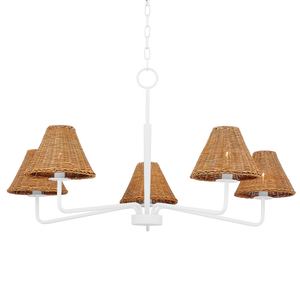 Mitzi Lighting Issa Chandelier - H704805-Twh