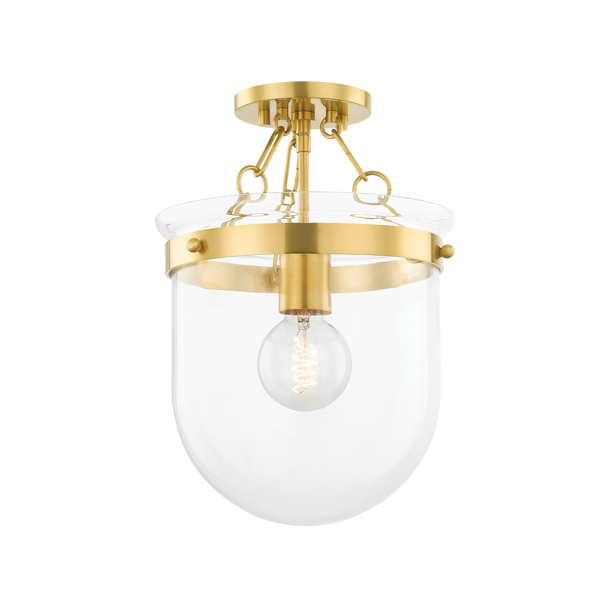 DUNBAR Semi Flush | Mitzi Lighting - H763601-AGB