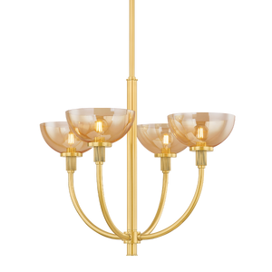 Mitzi Lighting Eva Chandelier - Aged Brass - H981804-AGB