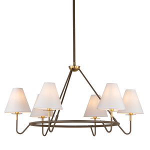Mitzi Lighting Polly Chandelier - Aged Brass/Bronze - H984806-AGB/BRZ