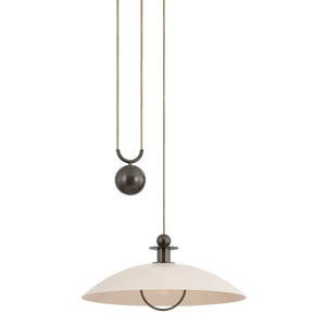 Mitzi Lighting Dottie Pendant - True Bronze/Soft Bisque - H995701-TRB/SBQ