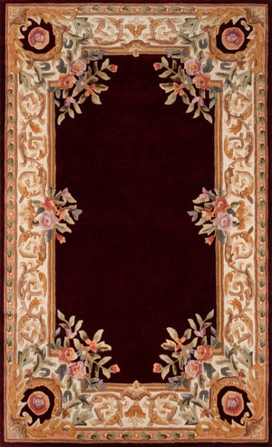 Momeni Harmony India Rug Collection | Burgundy - HARM2HAI-7BUR
