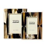 Two's Company Set of 2 Horn Photo Frame