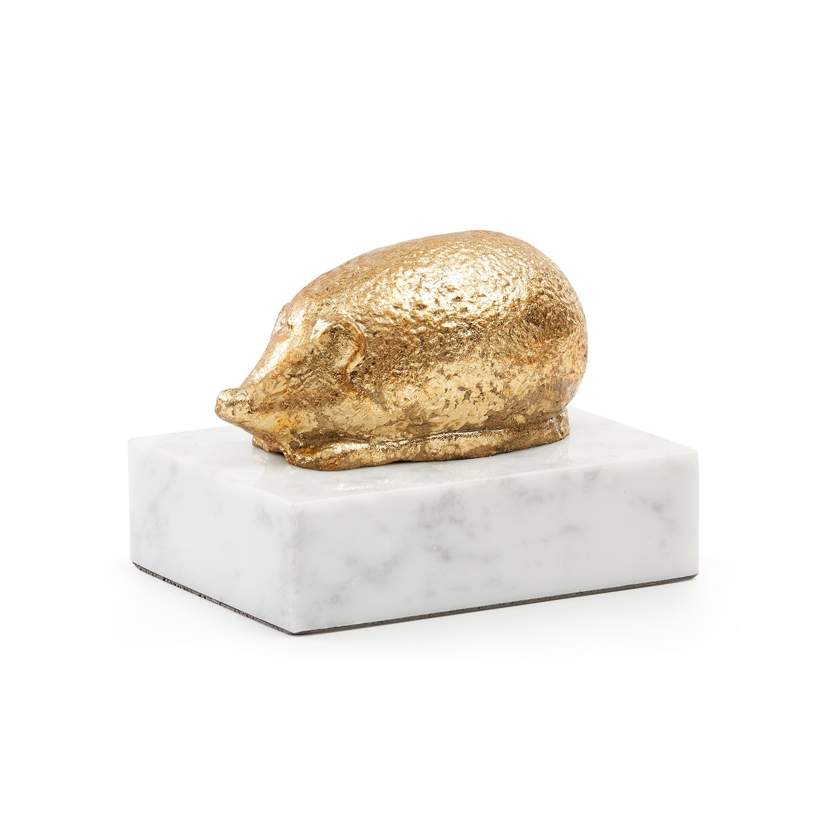 Villa & House - Hedgehog Statue - Gold Leaf - HED-700-808