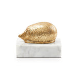 Villa & House - Hedgehog Statue - Gold Leaf - HED-700-808