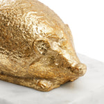 Villa & House - Hedgehog Statue - Gold Leaf - HED-700-808