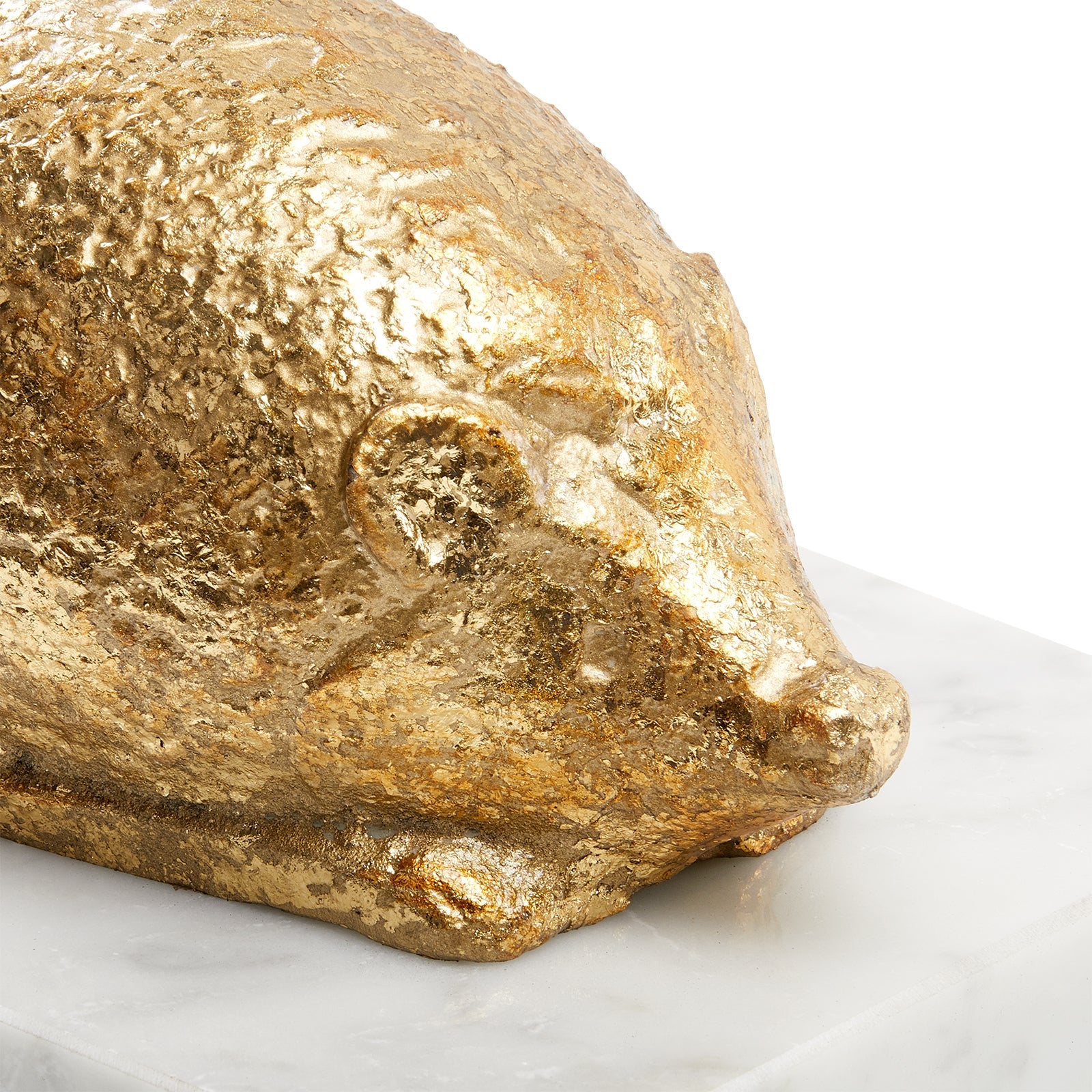 Villa & House - Hedgehog Statue - Gold Leaf - HED-700-808