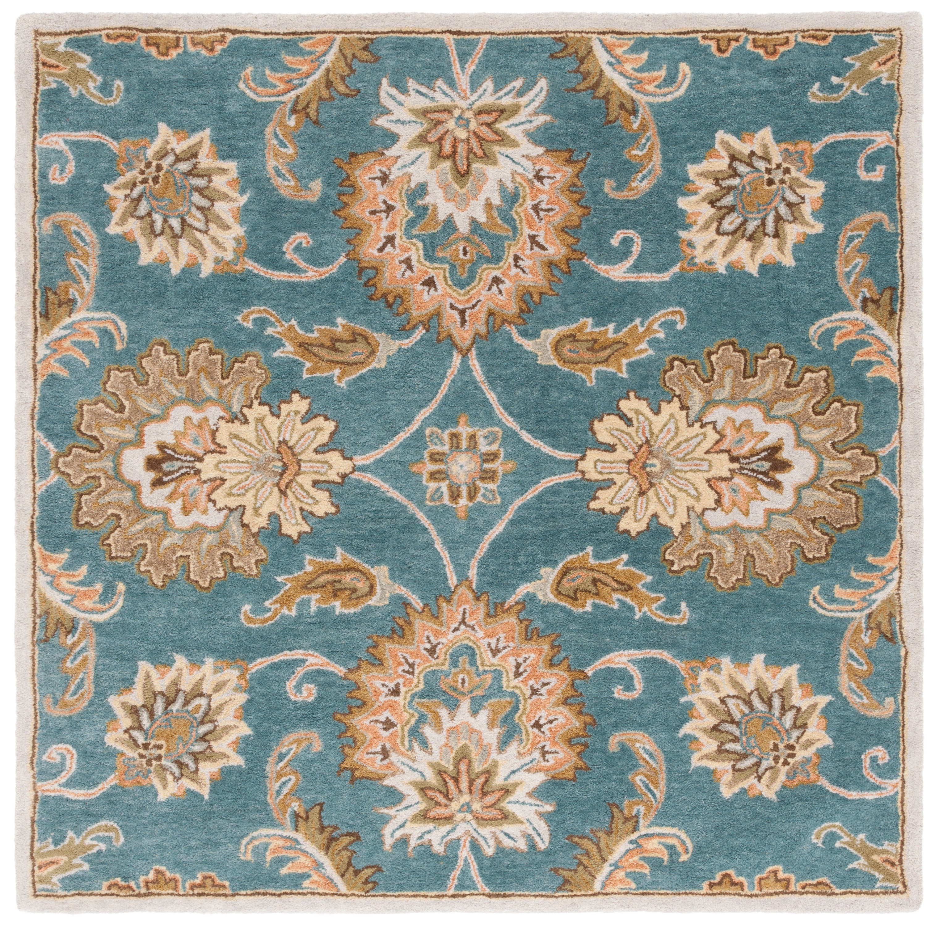 Safavieh Heritage 553 Rug, HG553 - Blue / Yellow