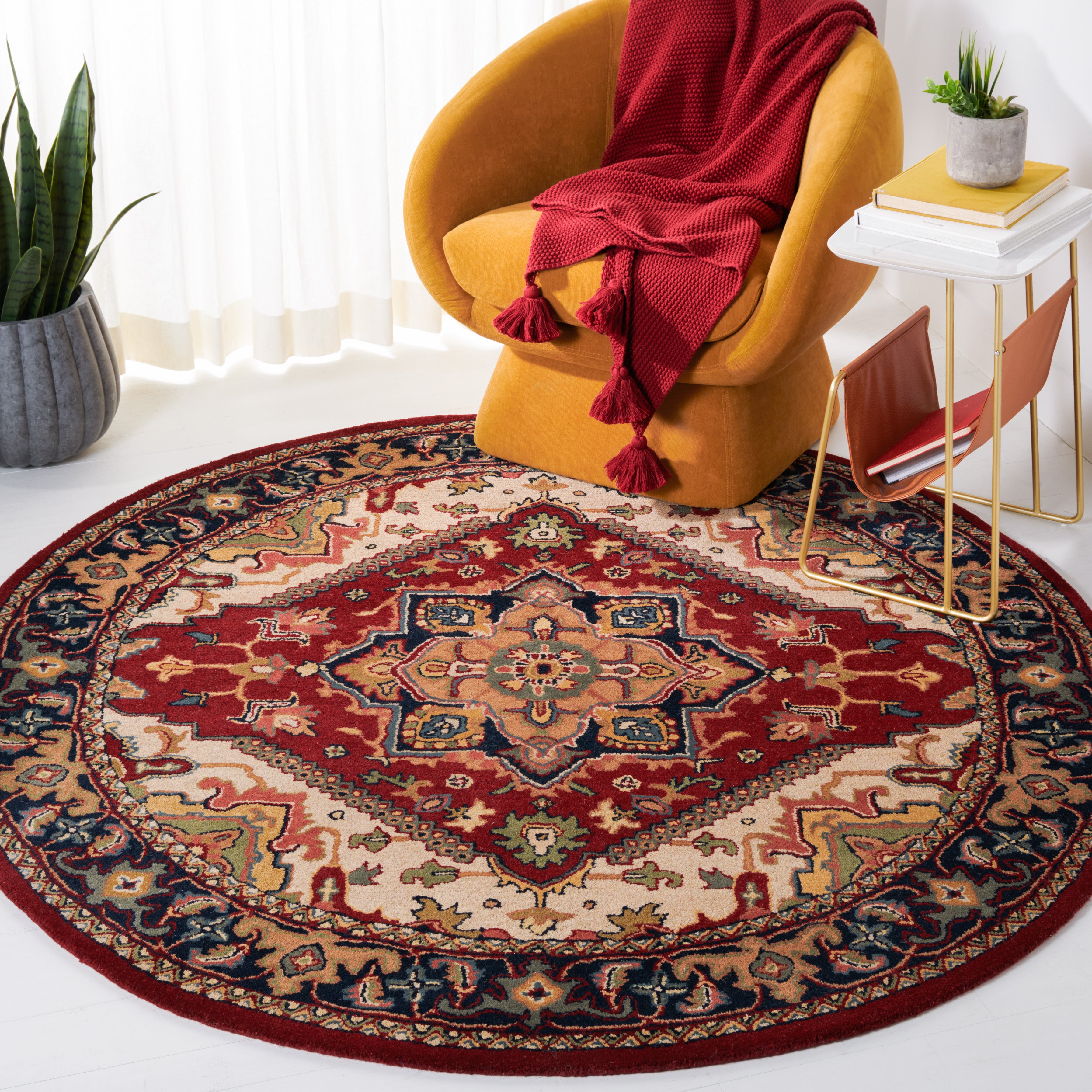 Safavieh Heritage 625 Rug, HG625 - Red