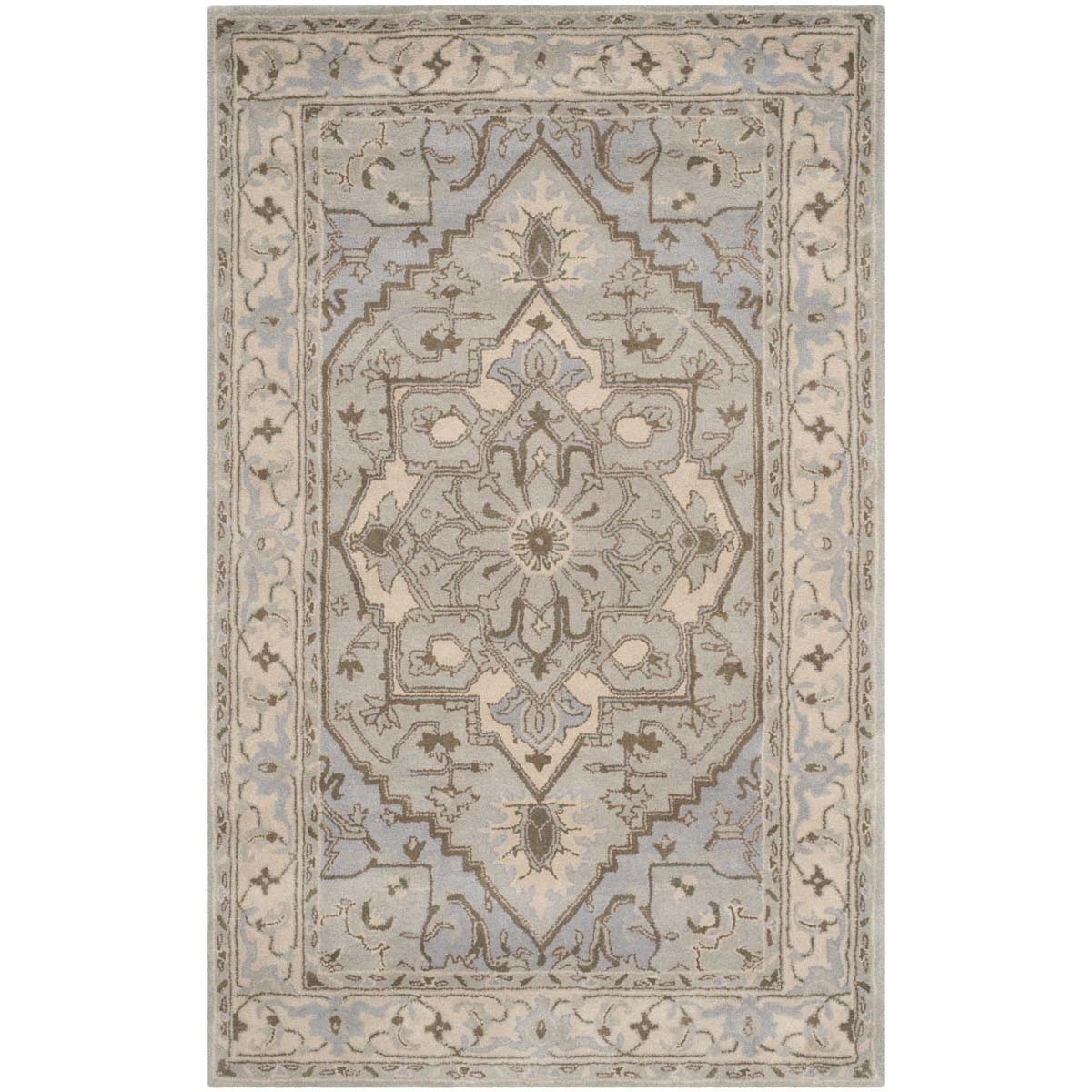 Safavieh Heritage 866A Rug, HG866A - Beige / Grey