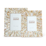 Two's Company Set of 2 Natural MOP Photo Frame
