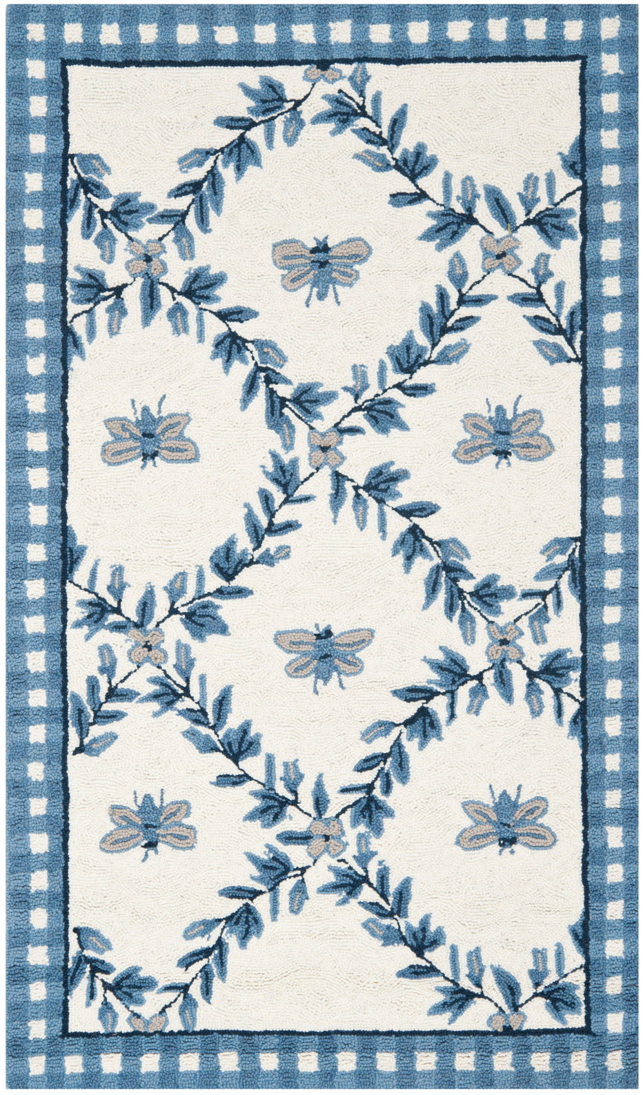 IVORY / BLUE