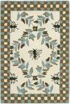 IVORY / LIGHT BLUE