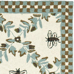 IVORY / LIGHT BLUE
