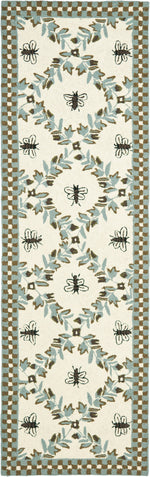 IVORY / LIGHT BLUE