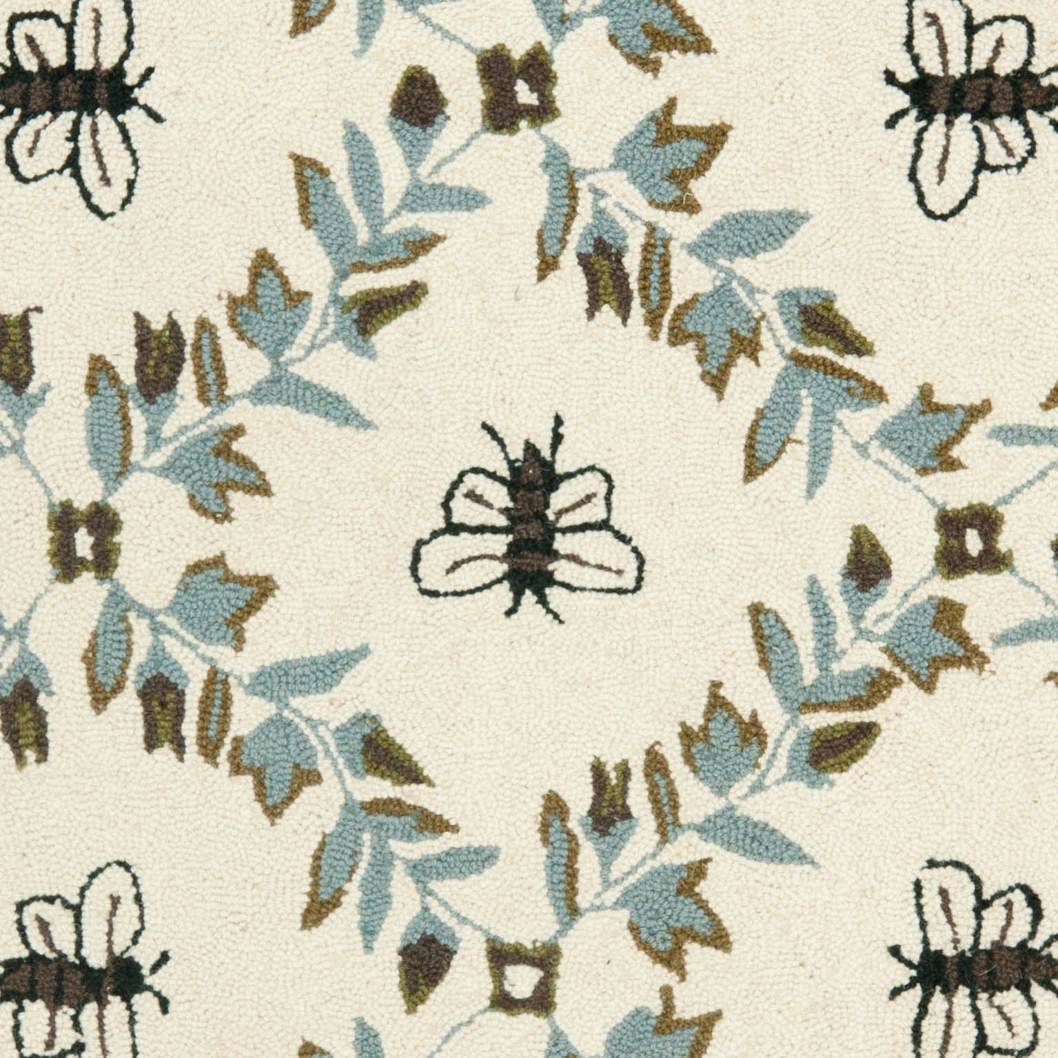 IVORY / LIGHT BLUE
