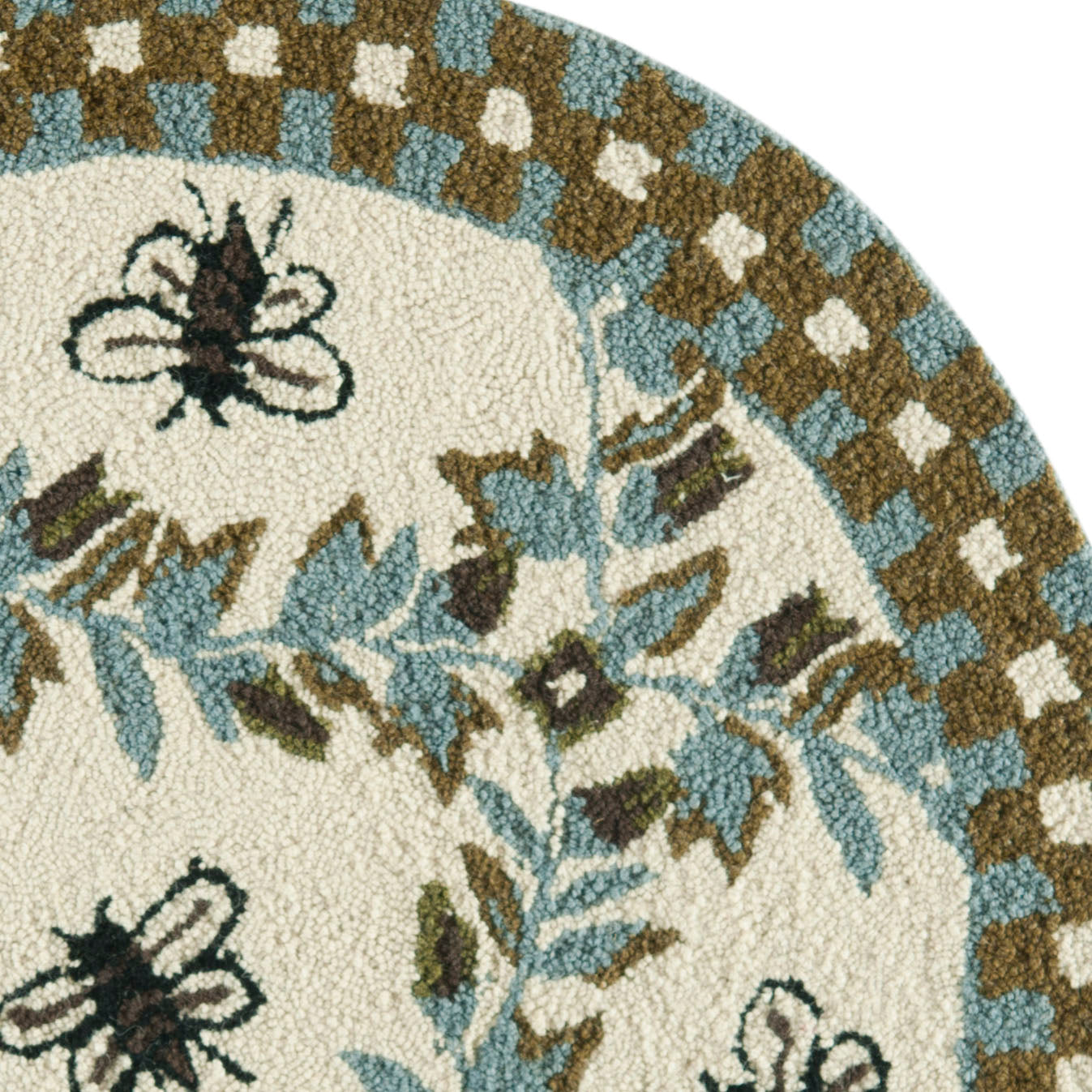 IVORY / LIGHT BLUE