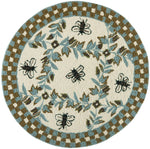 IVORY / LIGHT BLUE
