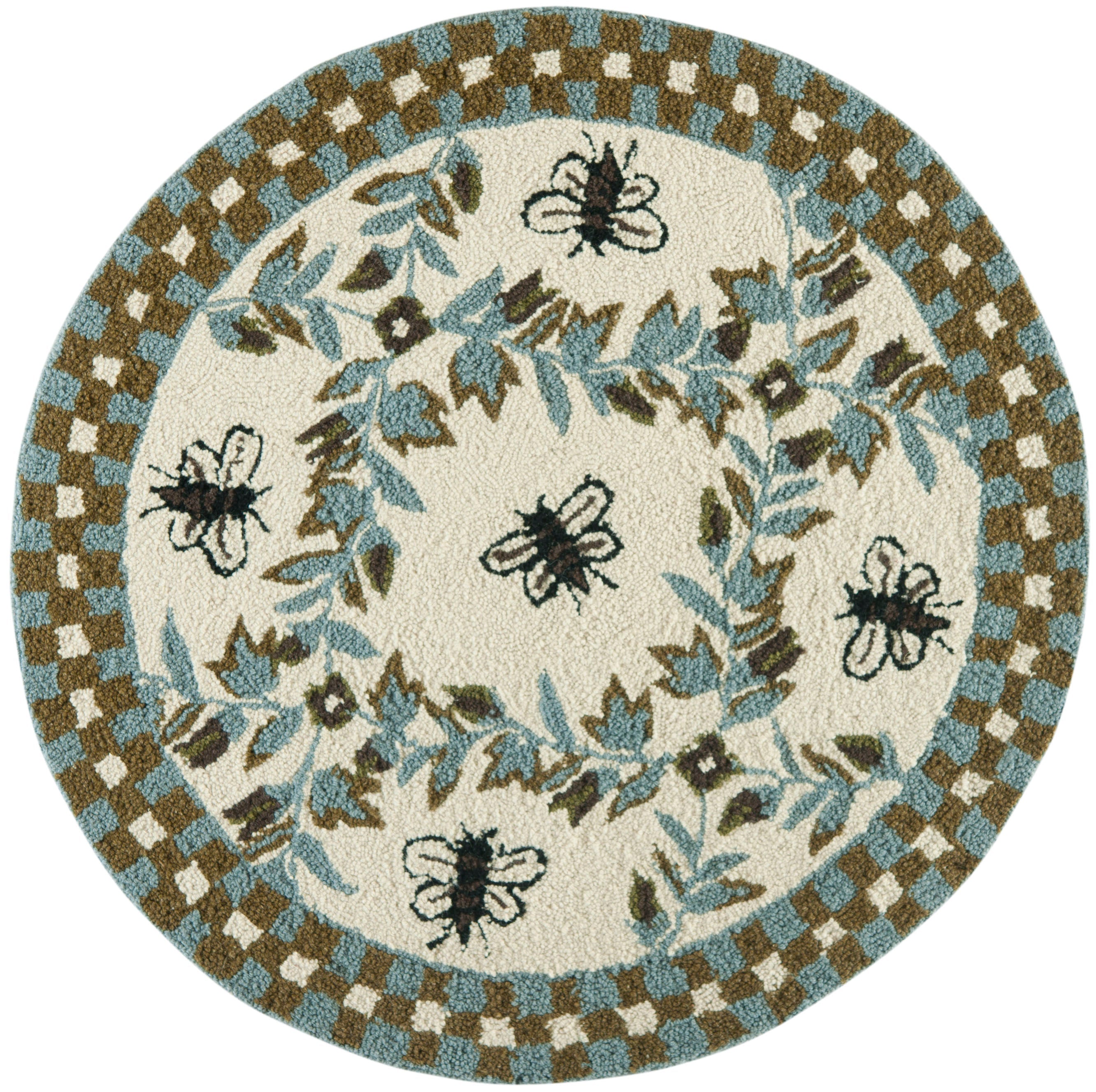 IVORY / LIGHT BLUE