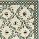 IVORY / LIGHT BLUE