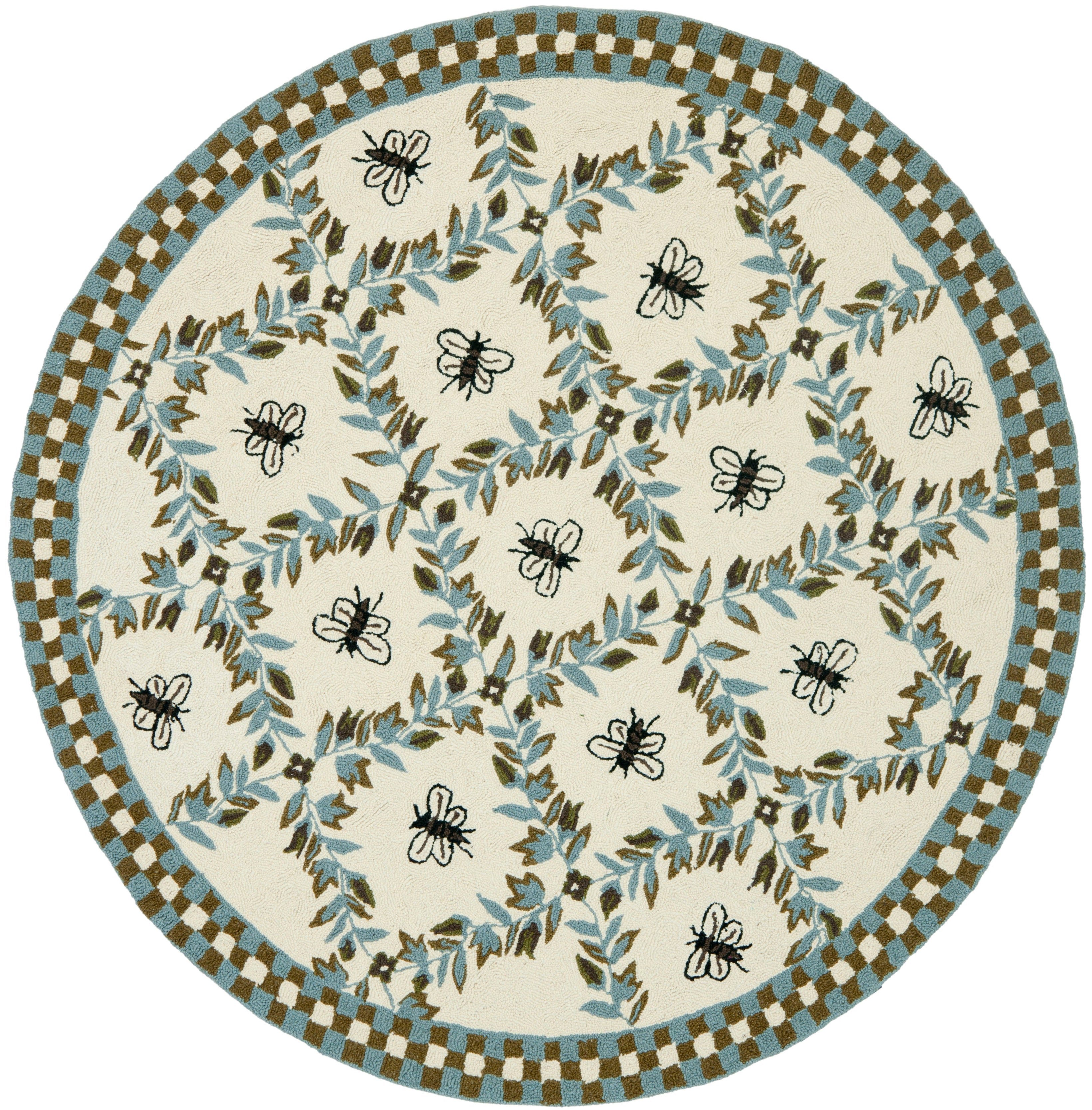 IVORY / LIGHT BLUE