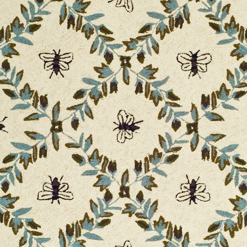 IVORY / LIGHT BLUE