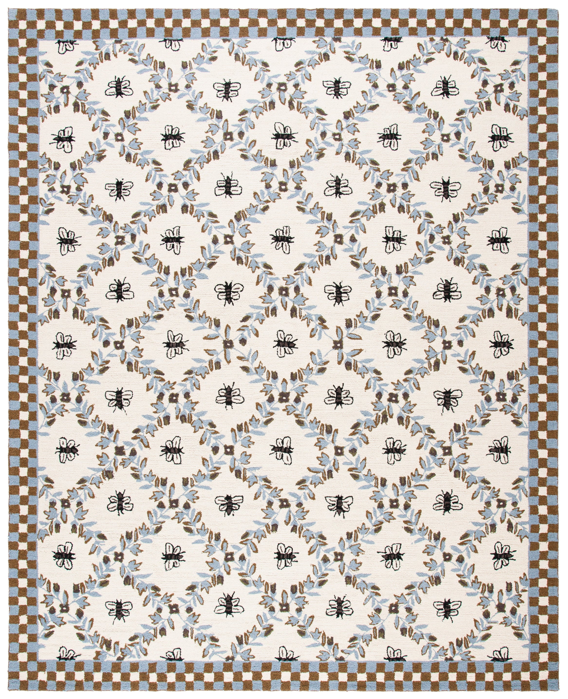 IVORY / LIGHT BLUE