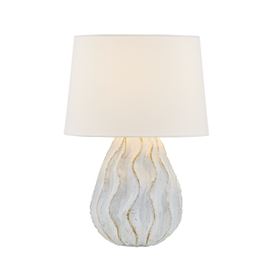 Mitzi Lighting Karla Table Lamp - Aged Brass/Ceramic Sea Salt - HL1032201-AGB/CSS