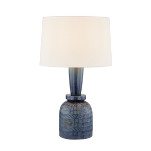 Mitzi Lighting Russo Table Lamp - Aged Brass/Ceramic Washed Cobalt - HL1042201-AGB/CDB