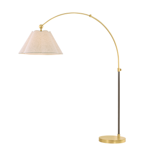 Mitzi Lighting Janie Floor Lamp - Aged Brass/True Bronze - HL1043401-AGB/TRB