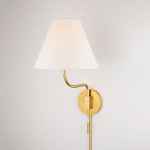 Mitzi Lighting Patti Plug-In Sconce - Hl240101-Agb