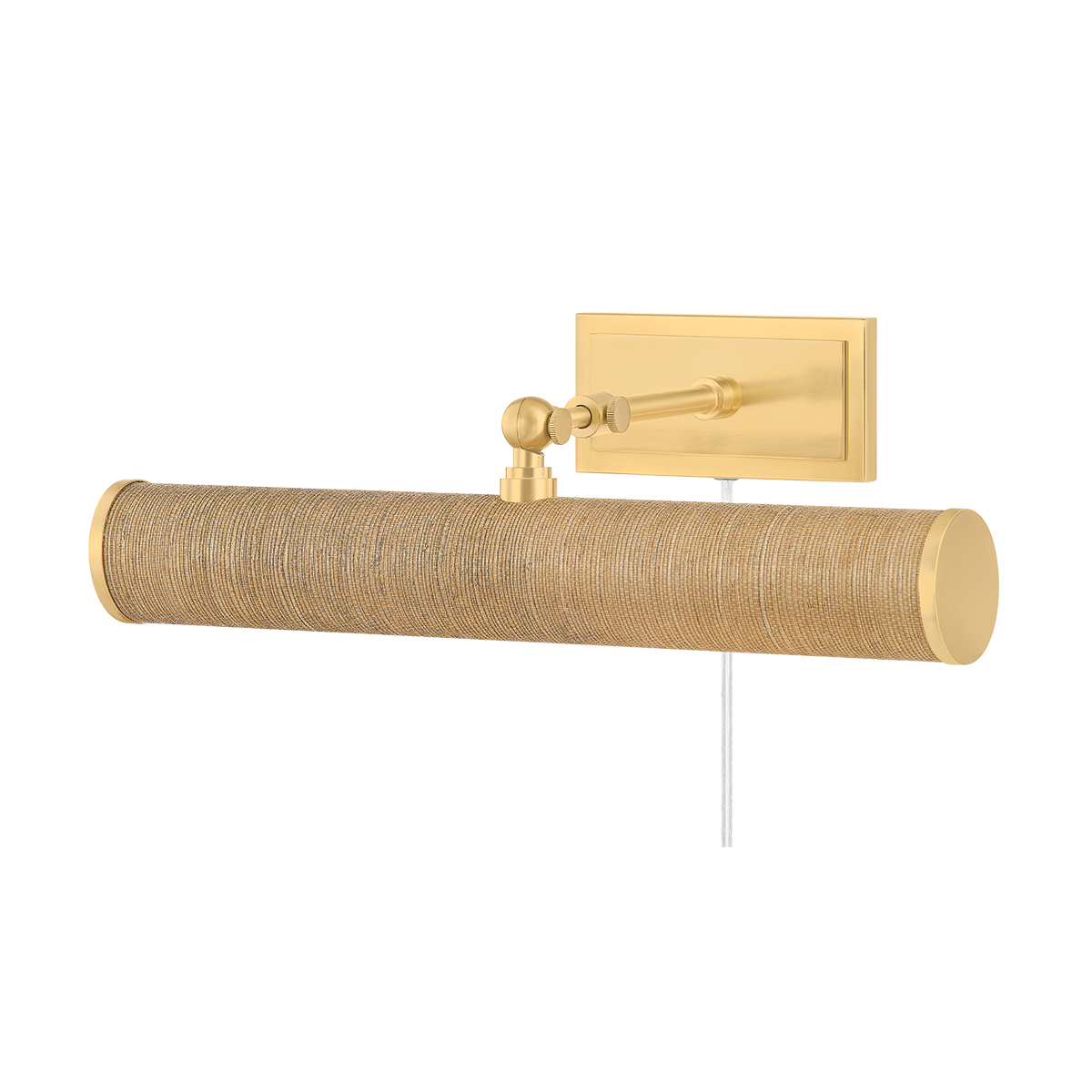 Aged Brass/Grasscloth