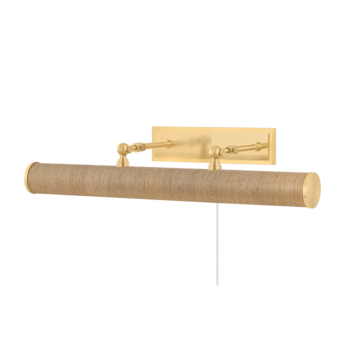 Aged Brass/Grasscloth