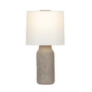 Mitzi Lighting Stassi Table Lamp - Aged Brass/Ceramic Stria Terra - HL973201-AGB/CTT