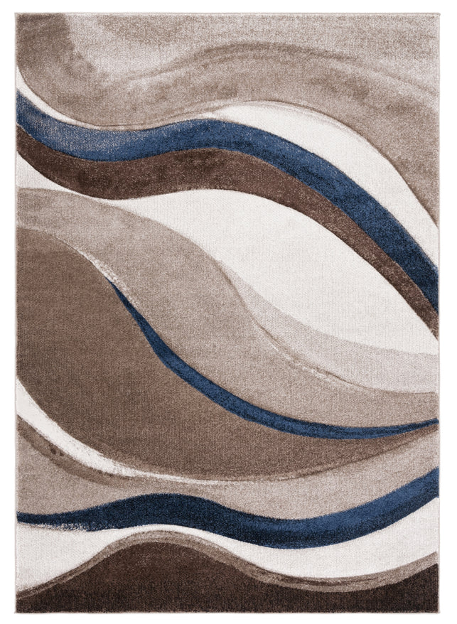 BEIGE / BLUE