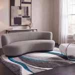 GREY / TURQUOISE