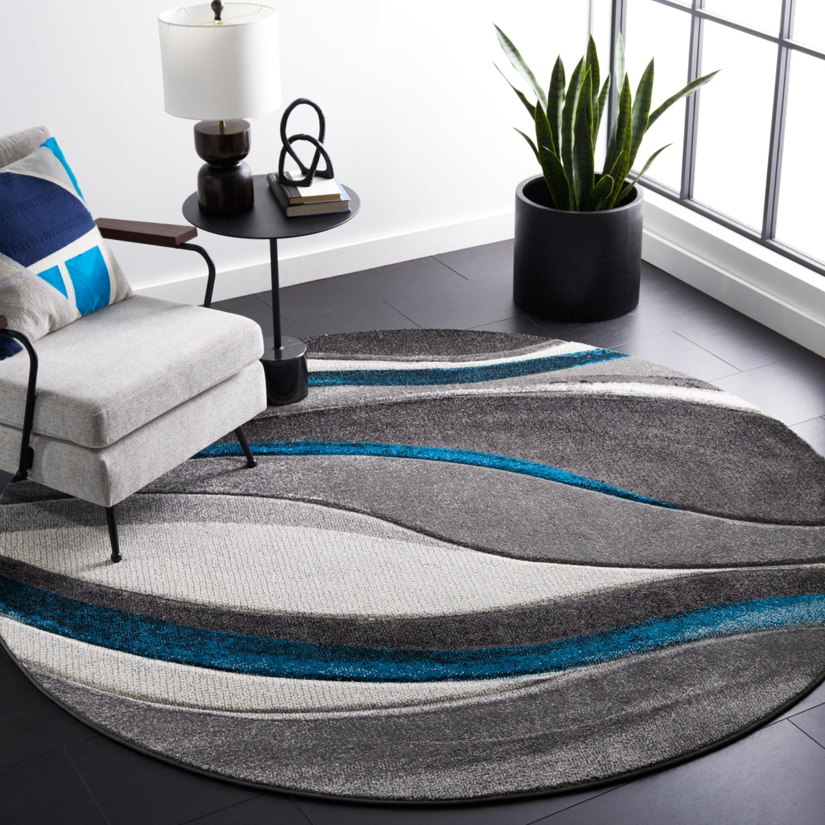 GREY / TURQUOISE