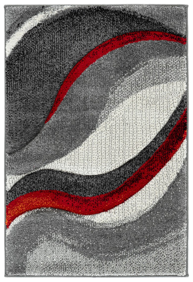 GREY / RED